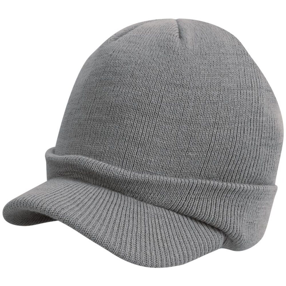 Result Unisex Esco Army Knitted Winter Hat / Cool Grey